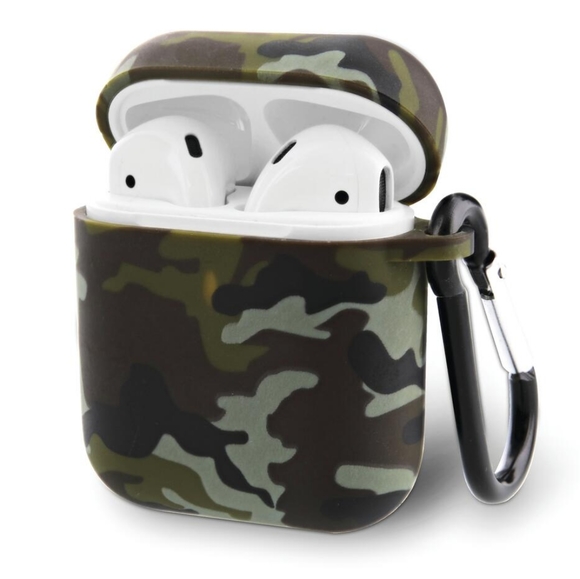 Pod Skinz Silicone Case and Carabiner for Airpods - Picture 2 of 5